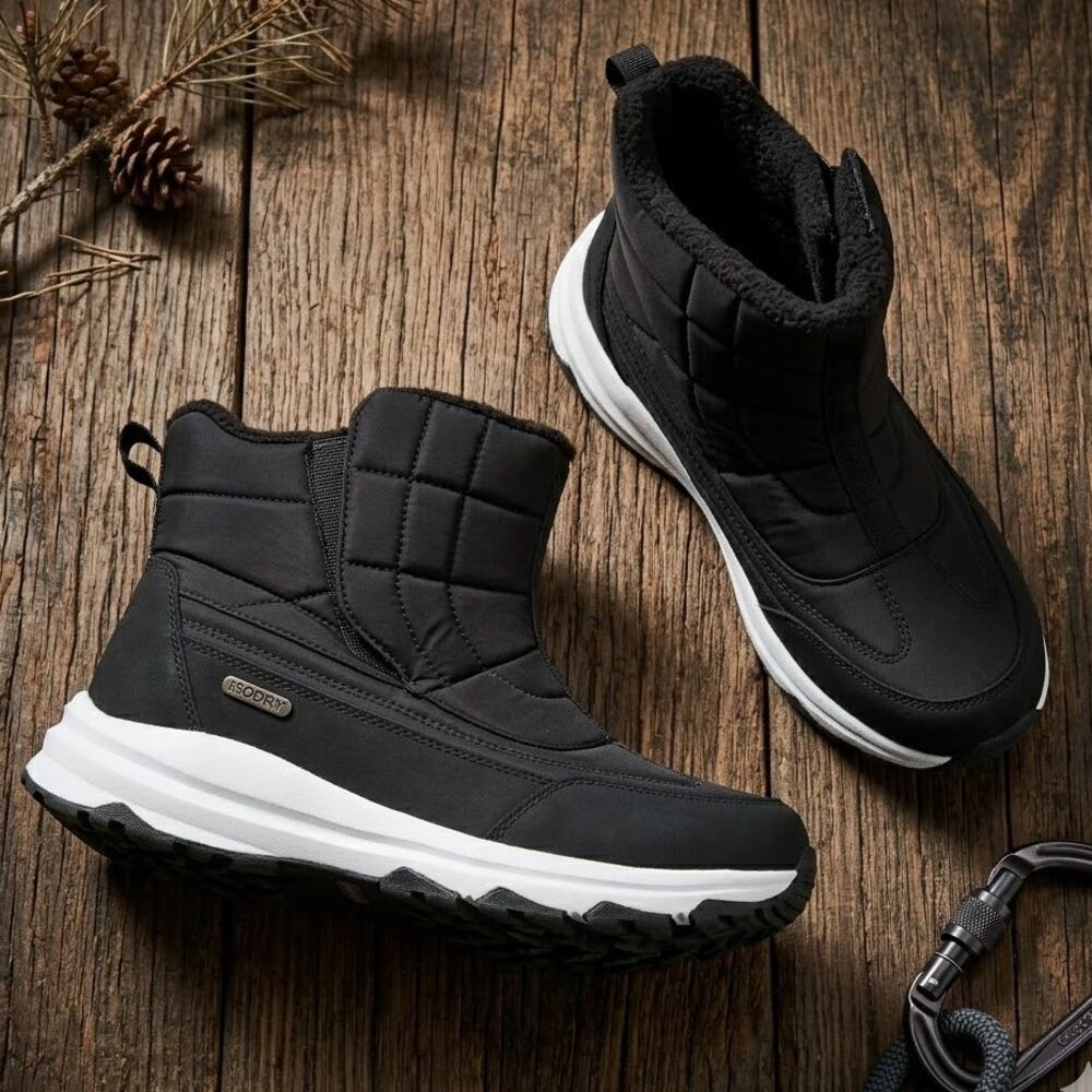 Mountain Warehouse Chicago Women's Snow Boots Sz 10 Black Isodry Waterproof